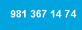 981 367 14 74 981 367 14 74